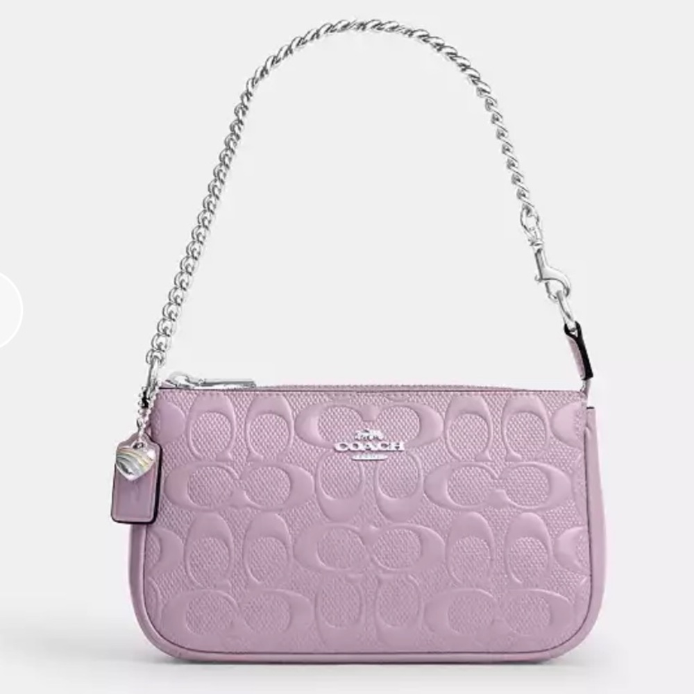 Coach Nolita 19 In Signature Leather With Heart Charm